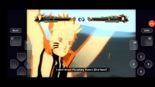 NARUTO STORM REVOLUTION ON LOWEST GRAPHICS ANDROID RAINWAY