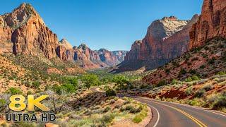 St. George to Zion National Park Southern Utah Scenic Drive 8K