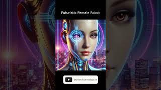 Futuristic Female Robot – Groundbreaking AI Art #artificialintelligence #aiart