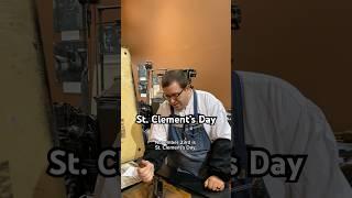 Printing some blacksmiths at work for St. Clement’s Day (November 23)