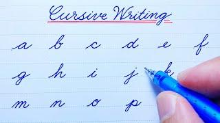 Cursive writing a to z | Cursive abcd | English small letters abcd | Cursive handwriting practice