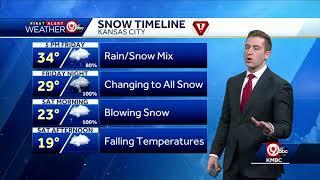 First Alert: Next winter storm to bring more snow, colder temperatures