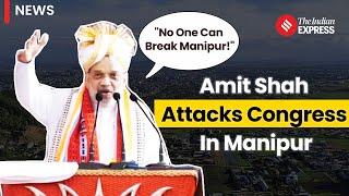 Amit Shah Attacks Congress In Rally In Imphal: "What Did UPA Govt Give To Manipur?"