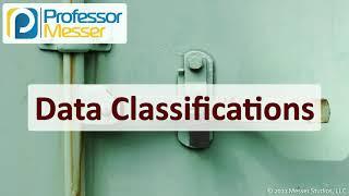Data Classifications - SY0-601 CompTIA Security+ : 5.5
