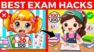 LAST Minute EXAM Hacks for School Students |  5 Secret Study Tips to Increase Your Marks #study