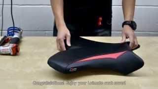 Type-B Rider Motorcycle Seat Cover Install Demonstration By Luimoto