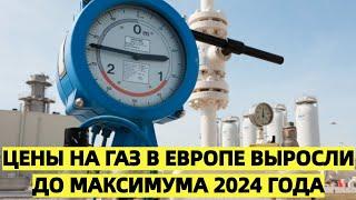 За сутки до окончания транзита: цены на газ в Европе выросли до максимума 2024 года