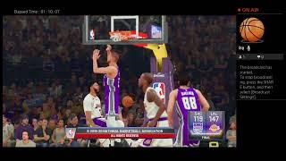 NBA 2K20. Kings @ Lakers. PS4 Gameplay.