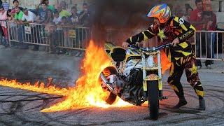 Paulo Martinho | Moto Freestyle | Quemando Rueda [Burnout] | [ Tire 1000 degree ] | BOTICAS