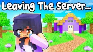 Aphmau Is LEAVING The SERVER in Minecraft!