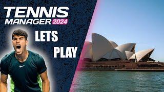 TM24 - Lets Play - FIRST MAJOR TOURNAMENT - Tennis Manager 2024 - Episode 16