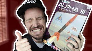 Unboxing Estes Alpha iii Model Rocket.  Is this the best beginner rocket?