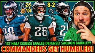 FRAUDS! HE LOOKED LIKE A ROOKIE! EAGLES DEFENSE FAST AND VIOLENT! MCLAURIN SHUT DOWN! BIG WIN! 8-2!