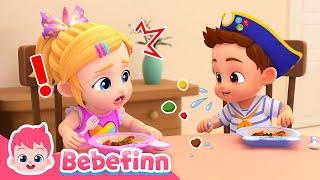 EP95 | Good Manners | Learn Healthy Habit | Etiquette Lesson for Kids | Bebefinn Nursery Rhymes