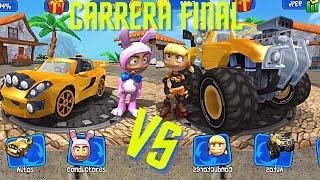 EL CONEJO MALO BAD BENNY VS LA JEFA ROXY ROLLER EN LA CARRERA FINAL | Beach Buggy Racing | STIFF LXR