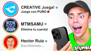 YouTubers de STUMBLE GUYS controlan mi Partida!