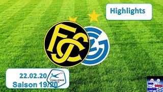 Highlights: FC Schaffhausen vs Grasshopper Club Zürich (22.02.2020)