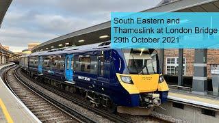 South Eastern & Thameslink at London Bridge Inc Class 375, 376, 465, 700 & 707's 29th October 2021