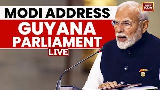 PM Modi Speech Live From Guyana Parliament |pm Modi Addresses Special Session Of Guyanese Parliament