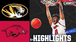 Missouri Tigers vs. Arkansas Razorbacks | Full Game Highlights | ESPN College Basketball