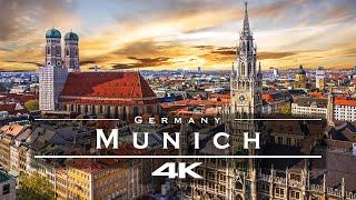 Munich, Germany  - by drone [4K]