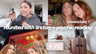 life in nyc vlog: reuniting with Lindsey, Nine Orchard, psychic reading, travel prep + more!