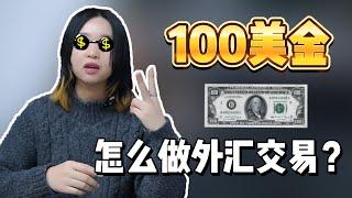 如何用 100 美金开始外汇交易？！