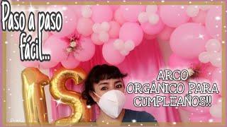 Vamos a trabajar || hice un arco ORGANICO de GLOBOS  || LIZ PEÑA‍️