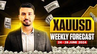 GOLD Weekly Forecast in Hindi/Urdu | 24 - 28 June 2024 | MSB FX