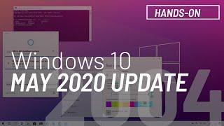 Windows 10 May 2020 Update, version 2004, new features