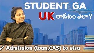 Complete uk student visa application process ||step by step admission process ||uk Telugu students