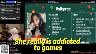 QTCinderella ranks Valkyrae on Streamer Naughty or Nice List