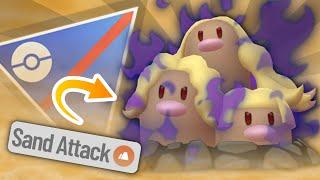 *NEW* SAND ATTACK SHADOW ALOLAN DUGTRIO PULLS OFF INSANE SWEEPS IN THE GREAT LEAGUE!