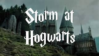 Harry Potter Calm Slowed-Down Music and Ambience ~ Storm at Hogwarts