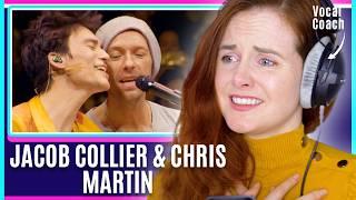 I Witnessed The Genius Of GenZ's Mozart| Jacob Collier & Chris Martin - Fix You | Vocal Coach Reacts