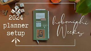 Hobonichi Weeks 2024 Setup | Flip Through