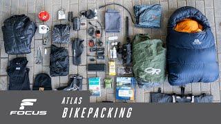 How to pack your bikepacking gear on a FOCUS ATLAS gravel bike.