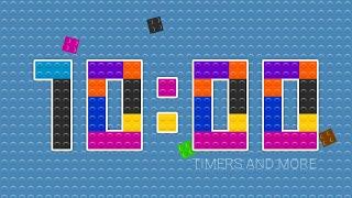 10 Minutes Colourful LEGO Inspired Countdown Timer