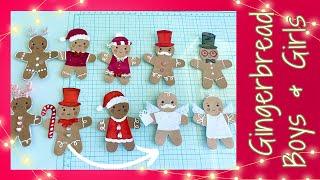 GINGERBREAD PEOPLE - Embellishments for Tags, Journal Cards, Card Fronts, Pockets from GLOBLELAND