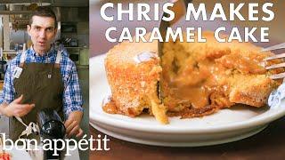 Chris Makes Molten Caramel Cake | From the Test Kitchen | Bon Appétit