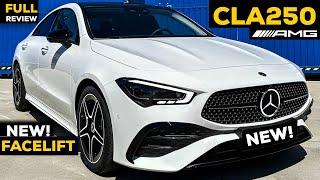 2024 MERCEDES CLA 250 AMG NEW FACELIFT Entry Coupe! FULL In-Depth Review Exterior Interior MBUX