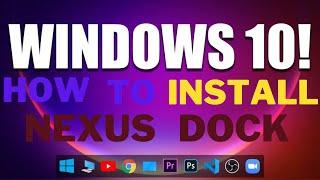 How to Install Nexus Dock to PC | Nexus Toolbar