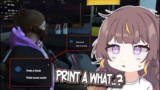 Anya tries to refuel her car, but is offered to print a book instead. [Hololive ID]