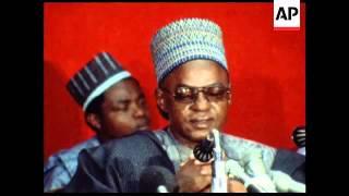 GS 3 2 83 NIGERIAN PRESIDENT SHAGARI PRESS CONFERENCE