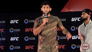 Ikram Aliskerov tells fans at UFC Saudi Arabia Workout: "I came here to win"
