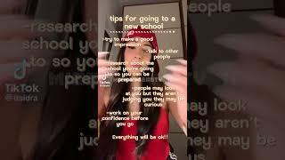 tips for going to a new school!#shorts #shortvideo#tips #advice #school #newschool #preppy#aesthetic