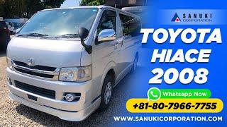 2008 Toyota Hiace | Japanese Toyota Hiace Van For Sale | Toyota Hiace Review | Hiace interior #van