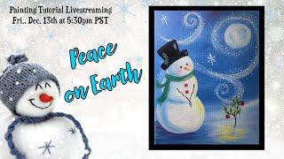 Painting Tutorial:  Peace on Earth