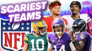 SCARIEST TEAMS: Vikings NFC's best? Commanders surging, Packers a threat, Ravens vs Chiefs vs Bills