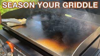 How I set up and season a Blackstone griddle